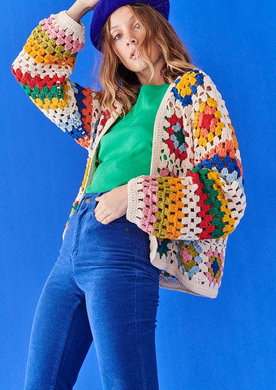 Prism Crochet Cardi | Ghanda Clothing